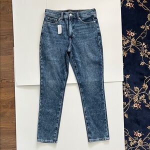 Banana Republic Dark Blue High Rise Slim Jeans